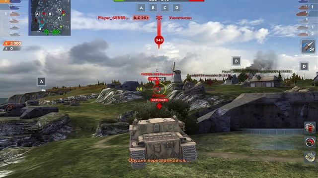 Танковый бой 14. Танк FV217 Badger смотреть онлайн