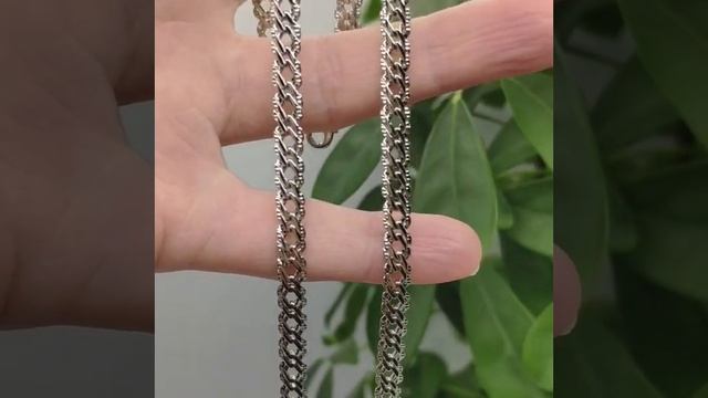 Цепочка (Длина 60 см, ширина 5 мм), бижутерный сплав смотреть онлайн
