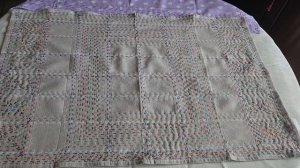Салфетки для дома и интерьера в технике Slow stich