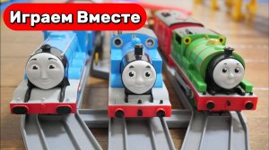 Поезда из мультика 🚂 Паровозики Томас и Чаггингтон - крутые гонки в тоннеле 🚂 Видео для детей