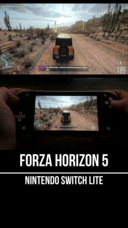 Forza Horizon 5 Nintendo Switch Lite Gameplay
