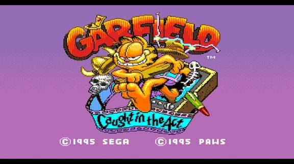 Прохождение игры : Garfield - Caught in the Act . SEGA . Гарфилд - Пойман на месте преступления . смотреть онлайн