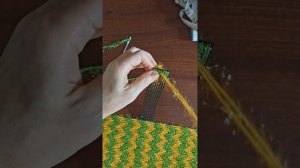 Вышивание сумки на пластиковой канве 🥰