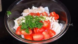 🐬Запеченные кальмары по-итальянски Люда Изи Кук море