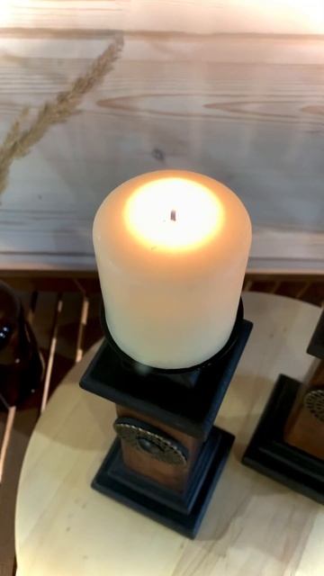 Подсвечники из натурального дерева с металлическим д? смотреть онлайн