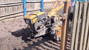 Мотоблок кентавр з плугом