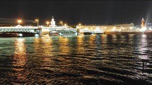 Прогулка по ночному Санкт-Петербургу.