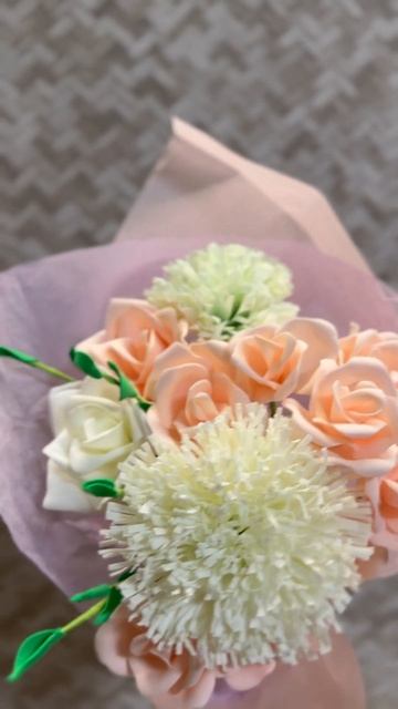 ✨Цветы из шелкового фоамирана 🌸💕#diy #flowers #мастеркла?