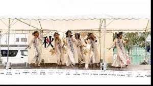 Танец "Нет милей Руси" на осеннем фестивале в г.Кобе, Япония.