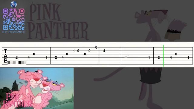 🎸 The Pink Panther (La Pantera Rosa) - Theme Guitar Tutorial Ⓜ️