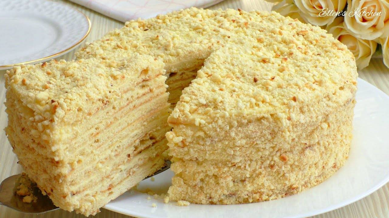 Торт Наполеон на сковороде! Просто и очень вкусно!