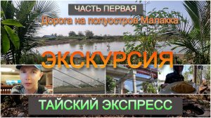 Экскурсия "Тайский экспресс". Часть первая: путь из Паттайи на полуостров Малакка 🌴🌞🚌🌏