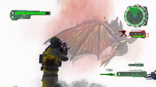 Earth Defense Force 6 combat gameplay