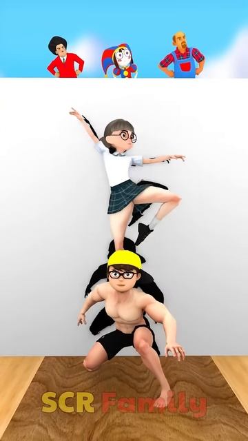 Help Nick choose Who keeps Tani & Squid Doll in Scary Teacher 3D #funny #shortvideo #scarryteacher