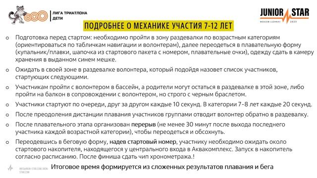 ОНЛАЙН-БРИФИНГ АКВАТЛОНА В ЛУЖНИКАХ 2023
