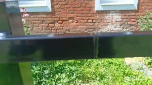 Забор-палисадник из евроштакетника.