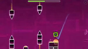 Geometry Dash 8 уровень (3 монеты)