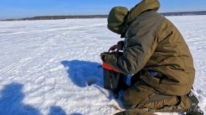 Рыбалка в марте на ОВХ Новосибирск