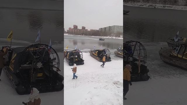 Первый в Красноярске квест на аэролодках. Сибирский э?