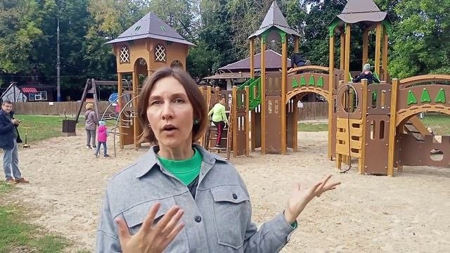Сегодня в Парке им. 1 Мая открыли новый детский городок.