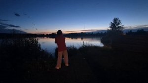 Ночная платная рыбалка в Подмосковье.Рыбхоз Клинский.