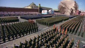ПАРАД  НА ПЛОЩАДИ КРЕМЛЁВСКОЙ