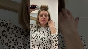 Укладка на каре, фен щетка Rowenta