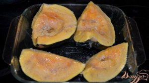 Акорн тыква с апельсиновой глазурью
