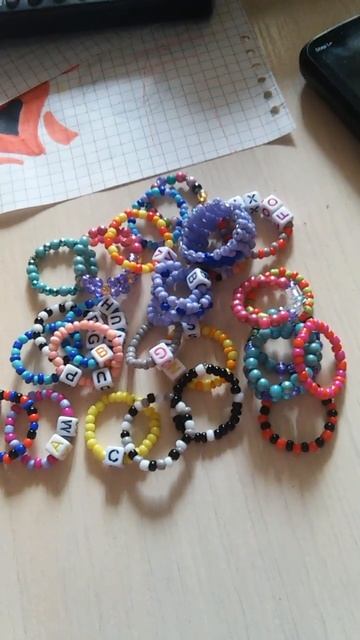 у меня на эти кольца вся леска ушла, а бисера ещё много смотреть онлайн