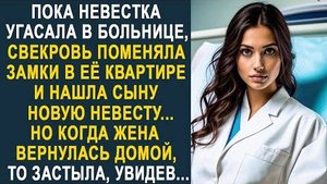 Пока невестка угасала в больнице, свекровь поменяла замки в её квартире и нашла сыну новую невесту..