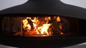 Демонстрация камина Focus GyroFocus со стеклом