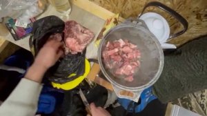 Зимняя рыбалка в теплом домике. Рыбалка с комфортом.