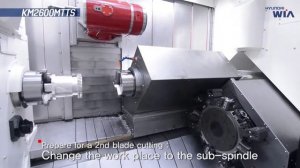 5-координатный и двухревольверный токарный центр KM2600MT