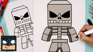 Как нарисовать скелета из Маинкрафта (БЕЗ ЛИШНИХ СЛОВ)