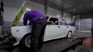 Сколько сил в 1,7 на карбюраторе? Мой первый стенд.