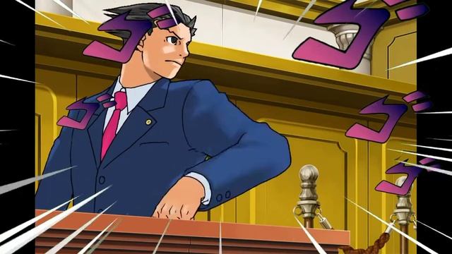 Ace Attorney, но Феникс танцует по JOJO REFERENCE