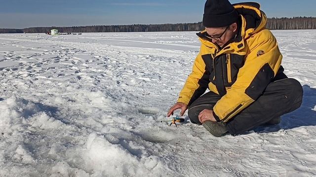 Зимняя рыбалка. Яузское водохранилище. Гигантский Под