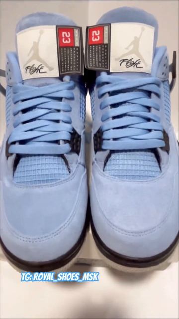 Air Jordan 4 Retro University Blue - ЗА 13.000₽!!! смотреть онлайн
