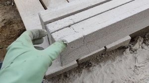 Четверти из газобетона перед монтажем окон