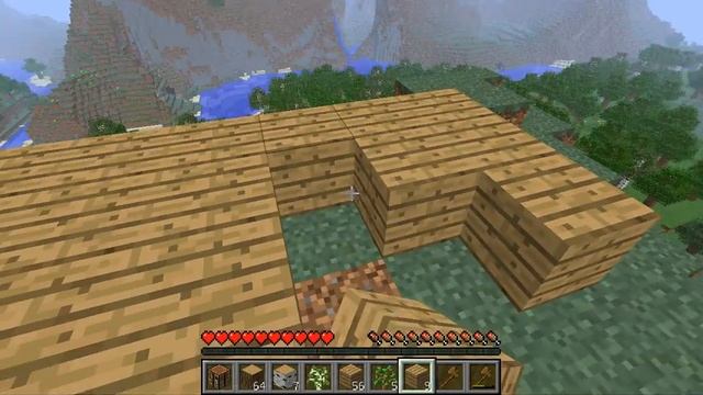 Прохождение майнкрафта- 1 серия- Постройка Дома0_0