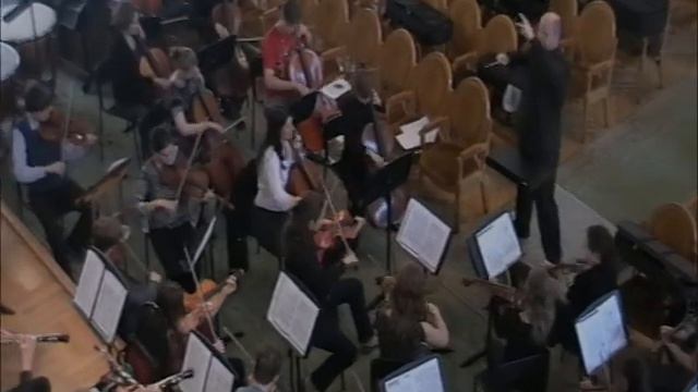 А.Дворжак, Симфония №9 (1 ч.) - симфонический оркестр Московской консерватории, дирижёр Борис Гасте смотреть онлайн