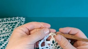 Овальная Салфетка крючком.  Дорожка крючком. Первая ча