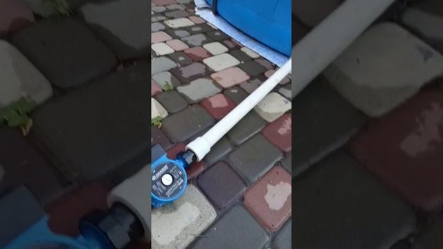 Обогрев бассейна дровами #обогрев #бассейн