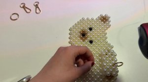 Сумка МИШКА из бусин 10мм | подробный видео tutorial | ч.2