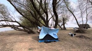 Обзор Палатки для рыбалки Куб Riverzone Ice 240-240 трехслойная