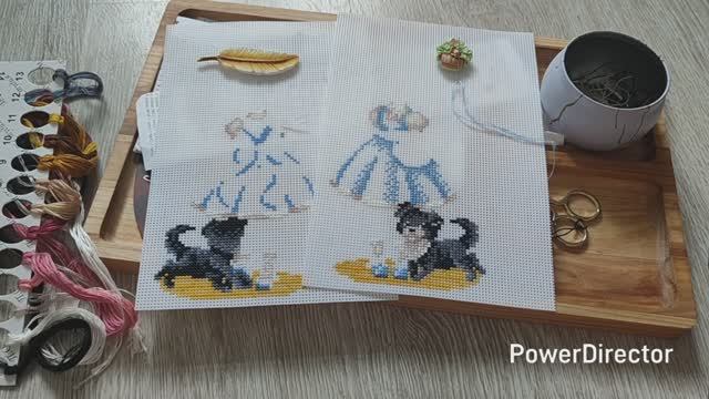 Моя вышивальная неделя с 5 по 11 мая / Вышиваю Элли с Тотошкой / Новая Серия / Новый старт /вышивка смотреть онлайн