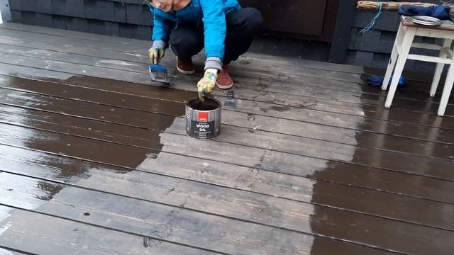 Чем покрыть деревянную террассу чтобы не сгнила. смотреть онлайн