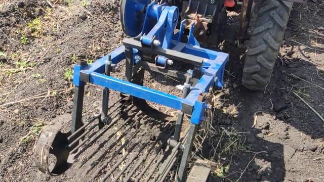 Грохотная картофеля копалка. смотреть онлайн