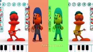 ЦВЕТА Говорящий Пато и Покойо Talking Pato Colors Pocoyo Funny Видео для детей Pocoyo Football