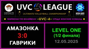 Амазонка - Гаврики, UVC-4 (Девушки) - LEVEL ONE (1-2 Финала)